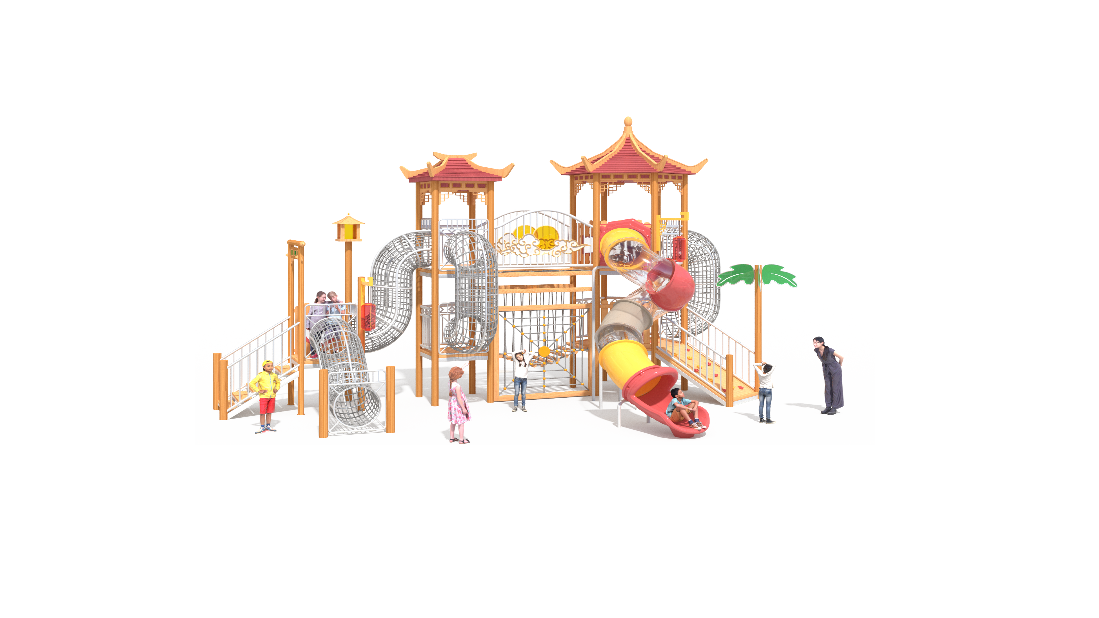 Chinese architecture playground