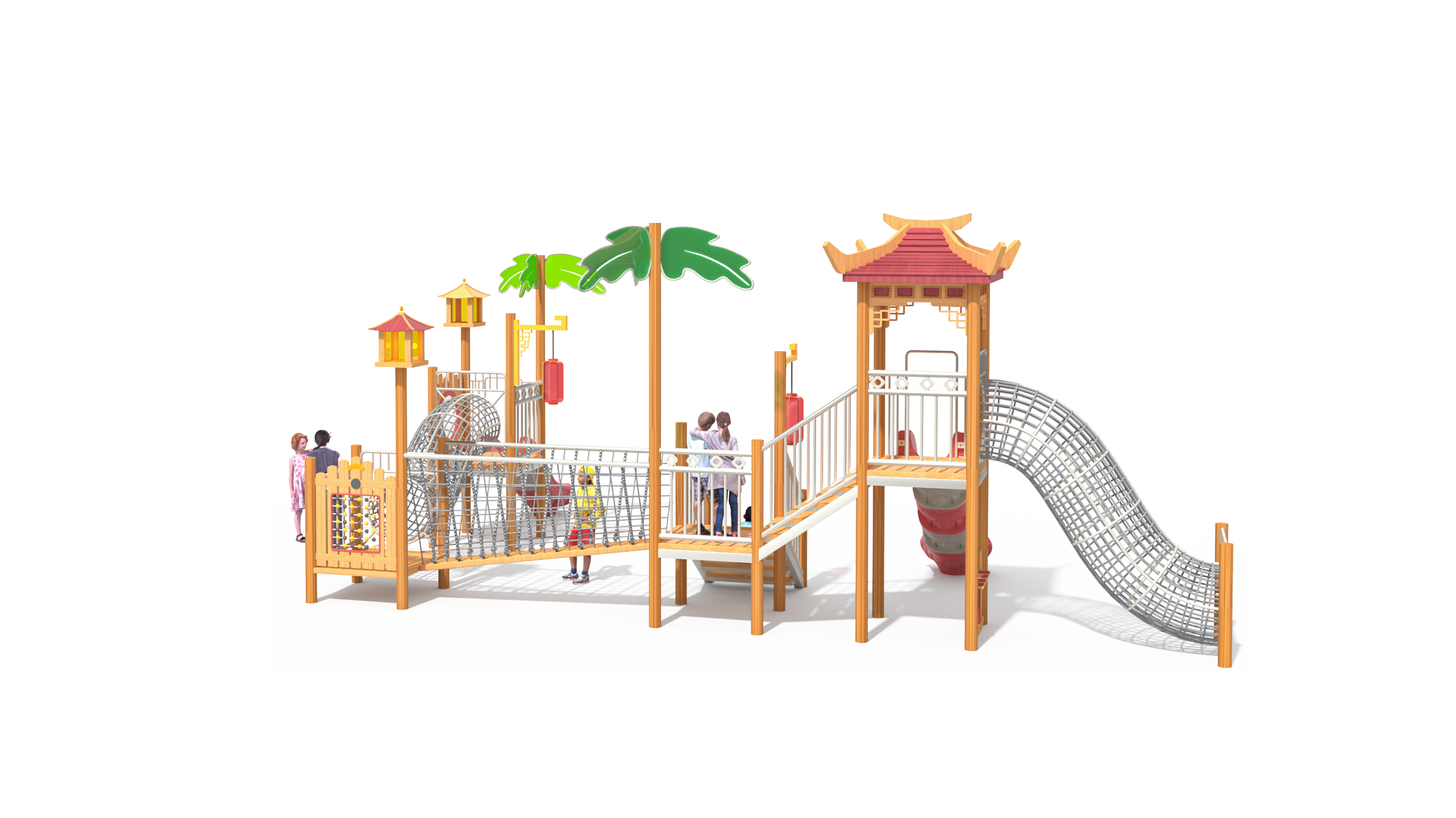 Cultural playground equipment