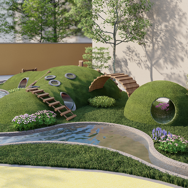 Micro terrain play landscape