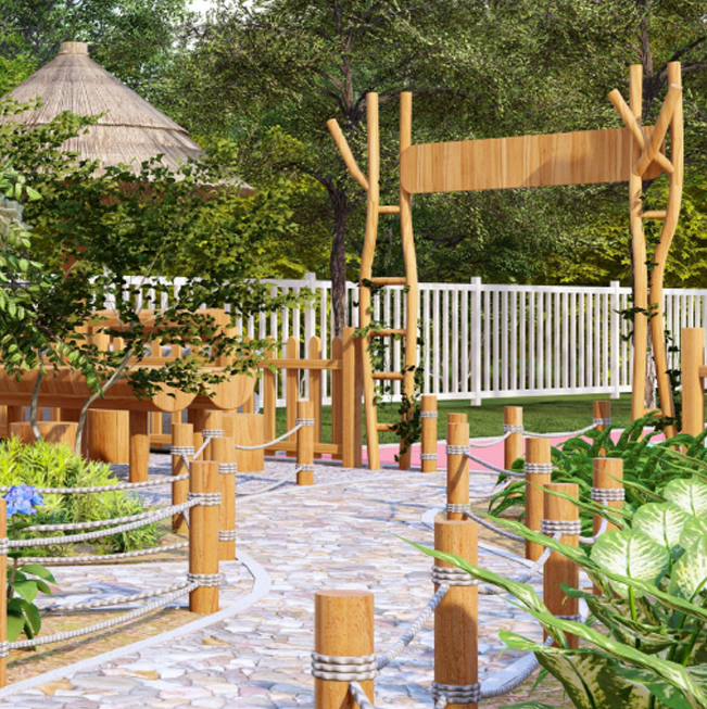 Planting education area
